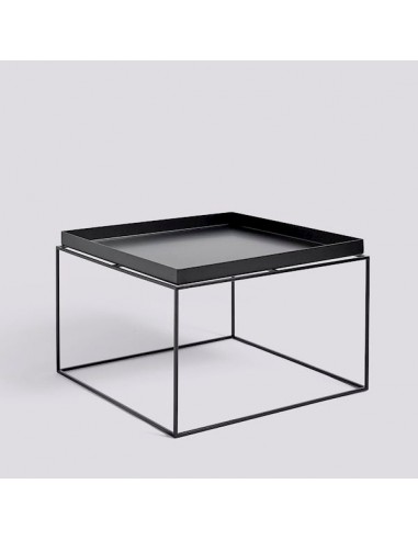 Table Basse Tray Noir 60 x 60 cm outlet