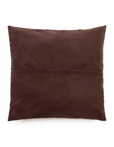 Housse De Coussin En Cuir  Chocolat  60x60 la colonne vertébrale