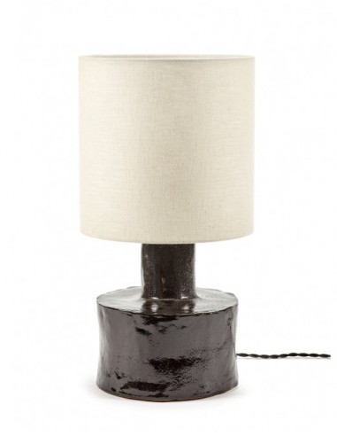 Lampadaire Catherine Noir Beige livraison gratuite