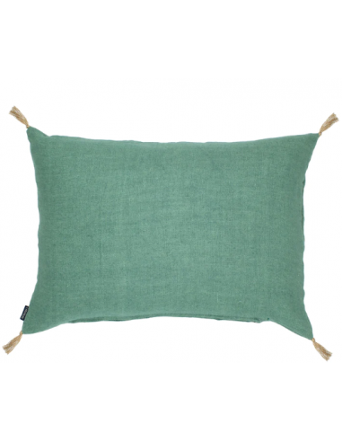 Housse de Coussin en Lin 40x55 Sauge en ligne