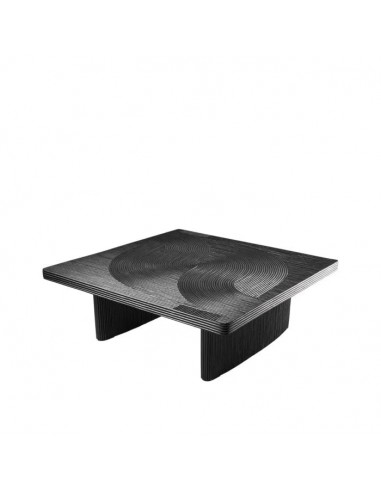 Table Basse Wabi Noir brillant des détails fins