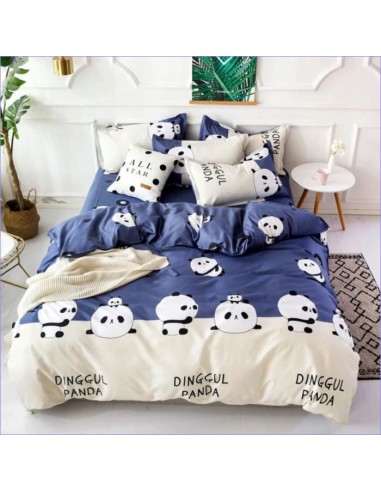 Housse de Couette Panda Bleue des créatures d'habitude