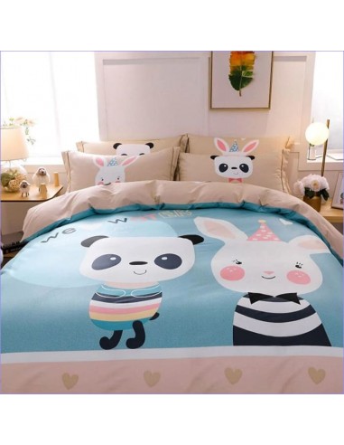 Housse de Couette Panda & Lapin Les êtres humains sont 