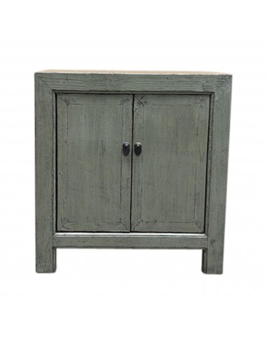 Commode 2 portes Gris pas chere