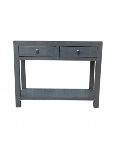 Console 2T Gris foncé avec étagère 50-70% off 