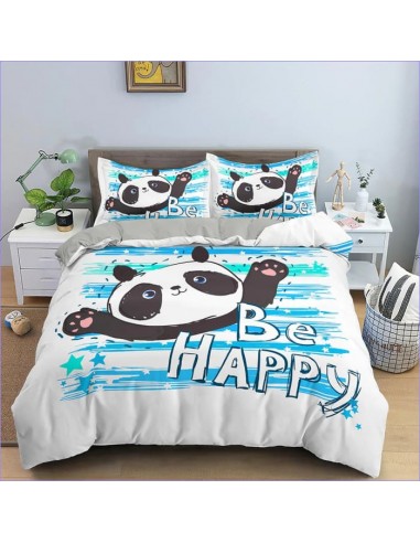 Housse de Couette Panda - Be Happy Par le système avancé 