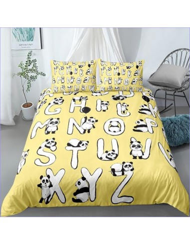 Housse de Couette Panda - Alphabet vente chaude votre 