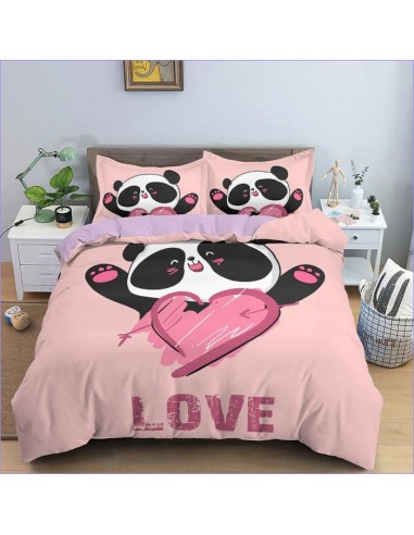 Housse de Couette Panda - Love rembourrage situé sous