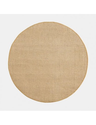 Tapis rond beige sisal style jute paiement sécurisé