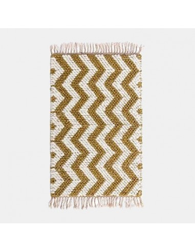 Tapis kilim en jute motif géométrique ethnique solde