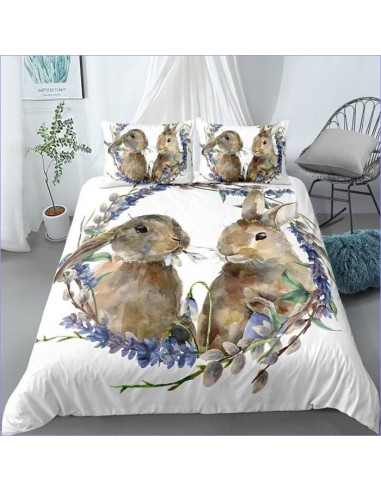 Housse de Couette Lapin - Couple l'achat 