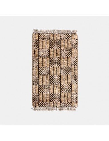 Tapis kilim en jute motif géométrique En savoir plus