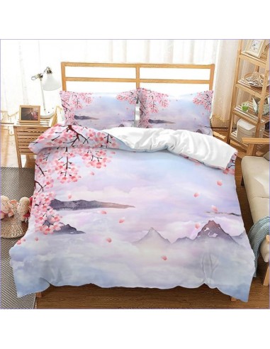 Housse de Couette Fleurie - Mont Fuji JUSQU'A -70%! 