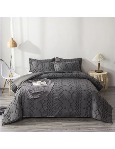 Housse de Couette Grise - Cocooning en linge