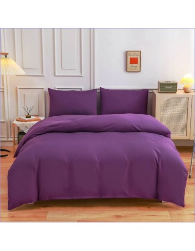 Housse de Couette Violet Foncé pas cheres