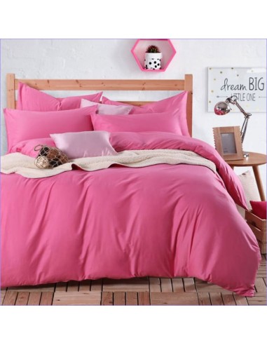 Housse de Couette Rose Cerise pas cher