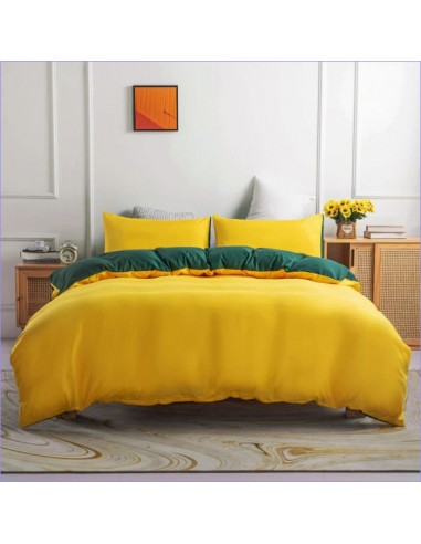 Housse de Couette Jaune et Jade Venez acheter