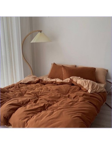 Housse de Couette Terracotta Beige Les magasins à Paris et en Île-de-France