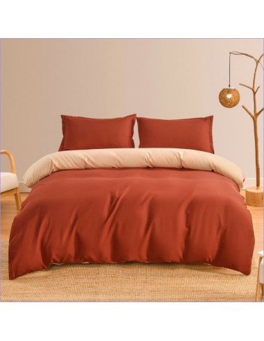 Housse de Couette Terracotta - Lumineuse pas cher chine